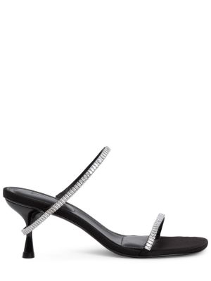 Krištáľové kožené sandále Jonathan Simkhai čierna