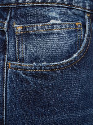 Bavlněné džíny relaxed fit A-cold-wall* modré