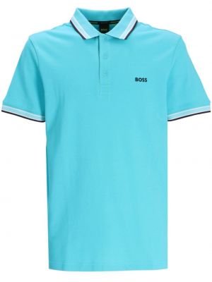 Pamut pólóing Boss kék