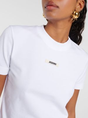 T-shirt en coton chunky Jacquemus blanc