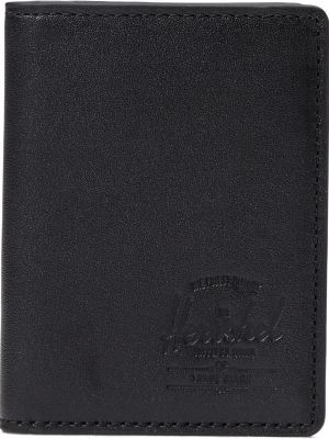 Кожаный кошелек Herschel Supply Co. черный