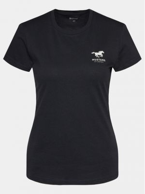 T-shirt Mustang schwarz