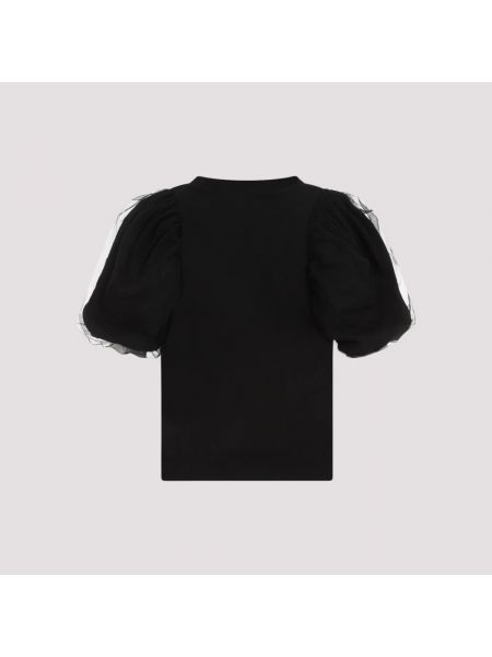 Koszulka z kokardką Simone Rocha czarna
