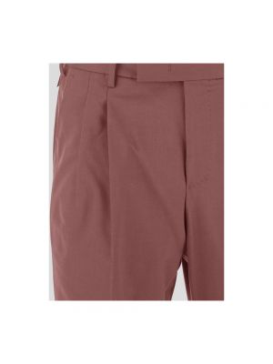 Pantalones chinos de lana Pt Torino rosa