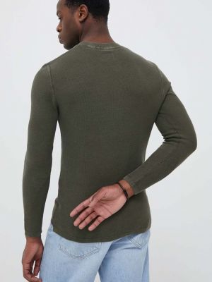 Bavlněný svetr Pepe Jeans zelený