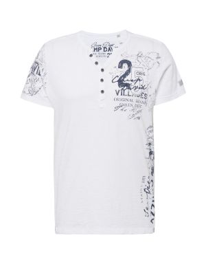 T-shirt Camp David bianco
