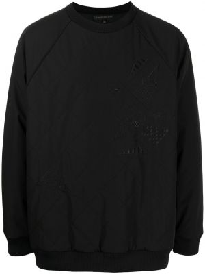 Gesteppter sweatshirt mit stickerei Shiatzy Chen schwarz