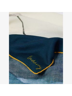 Кашемировый шелковый шарф Burberry