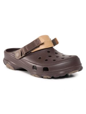Sandály Crocs hnědé