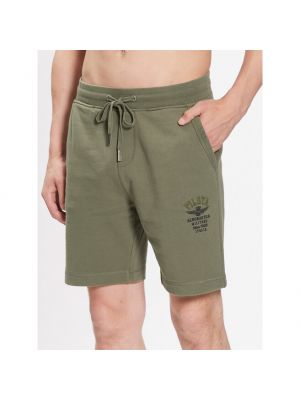 Pantaloni scurți de sport Aeronautica Militare verde