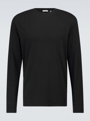 Bavlněné tričko Moncler Genius černé