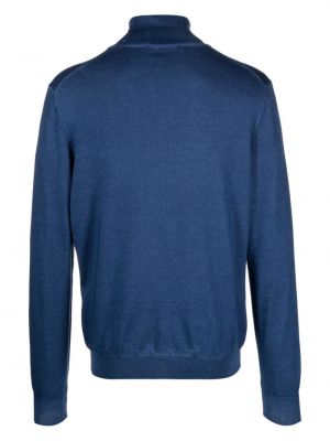 Sweter wełniany D4.0 niebieski