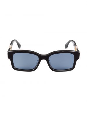 Солнцезащитные очки с пластиковым логотипом 53 мм Fendi черный