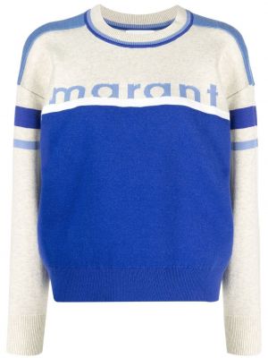 Jacquard sweatshirt Marant Etoile blau