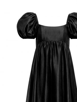 Jedwabna sukienka midi Azeeza czarna