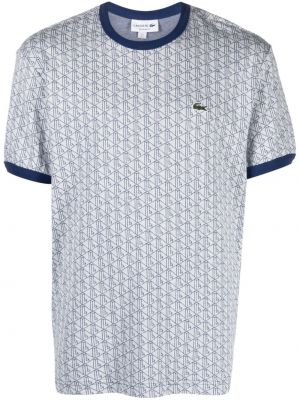 Žakarda kokvilnas t-krekls Lacoste