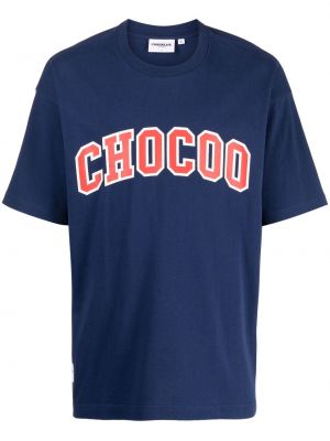 Памучна тениска с принт Chocoolate