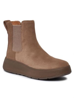 Chelsea boots Fitflop sivá