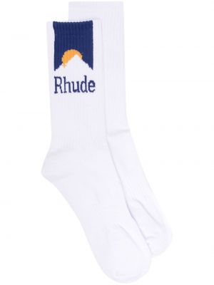 Чорапи Rhude бяло