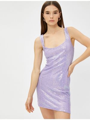 Večerní šaty Koton fialové