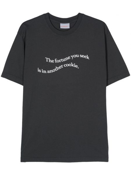 T-shirt aus baumwoll mit print Bluemarble