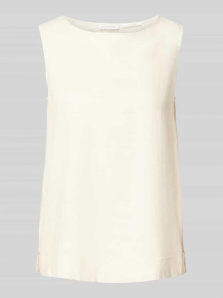 Bluzka w jednolitym kolorze Christian Berg Woman beżowa