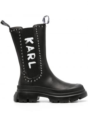 Chunky chelsea boots s potiskem Karl Lagerfeld