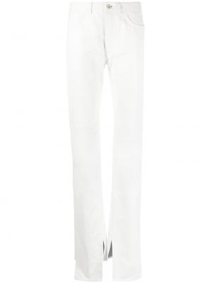 Pantalon droit The Attico blanc
