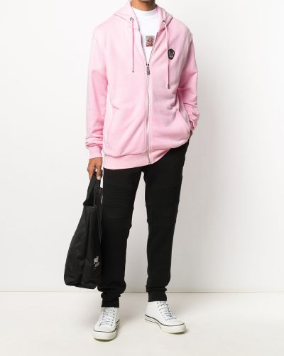 Sudadera con capucha Philipp Plein rosa