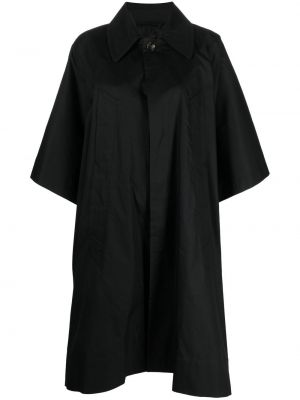 Mantel mit geknöpfter Mm6 Maison Margiela schwarz