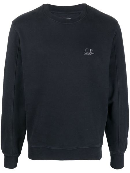 Trykt sweatshirt C.p. Company blå