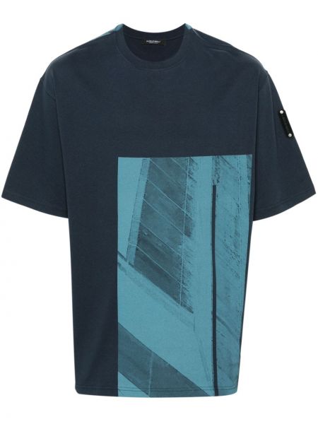 T-shirt di cotone A-cold-wall* blu