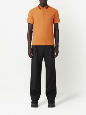 Polo marškinėliai Burberry oranžinė