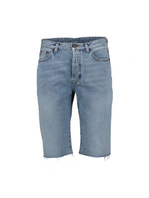 Niebieskie szorty jeansowe Saint Laurent