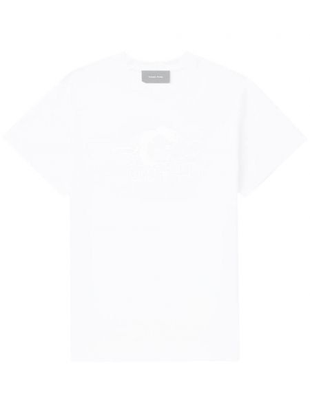 Bavlněné tričko s potiskem Simone Rocha bílé