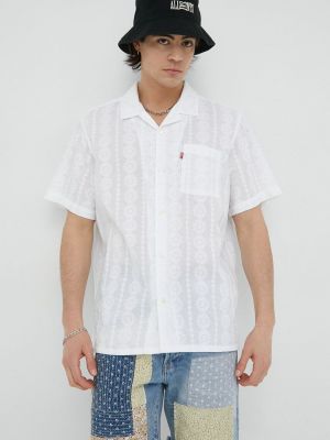 Pamučna košulja bootcut Levi's® bijela