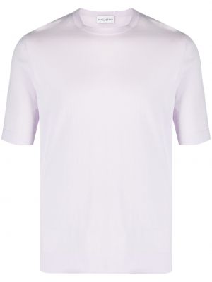 Kokvilnas t-krekls Ballantyne violets