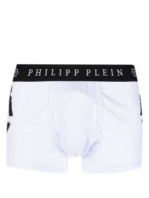 Boxerky s potlačou Philipp Plein biela