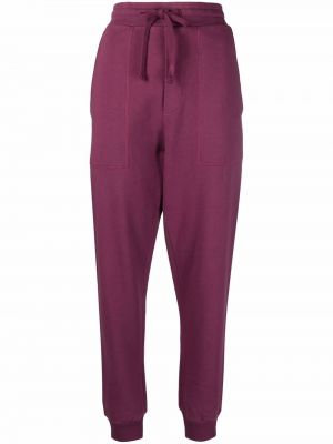 Sportovní kalhoty s výšivkou Nanushka fialové