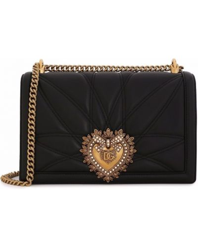 Τσάντα ώμου Dolce & Gabbana μαύρο