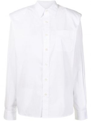 Camisa con hombreras R13 blanco