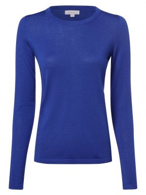 Sweter z wełny merino Brookshire niebieski