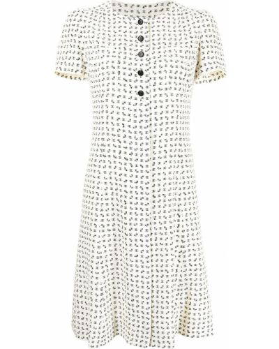 Šaty Chanel Pre-owned, bílá