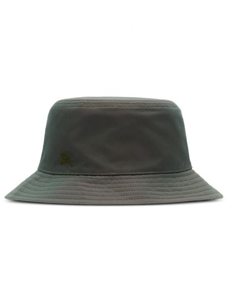 Obojstranný kockovaný klobúk Burberry zelená