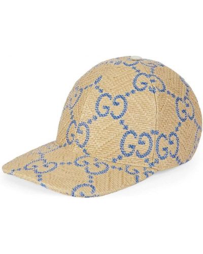 Плетена шапка с козирки Gucci