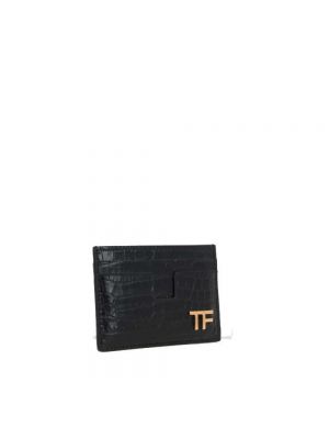 Geldbörse mit print Tom Ford schwarz