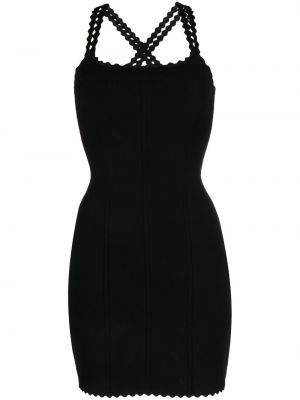 Mini obleka Victoria Beckham črna