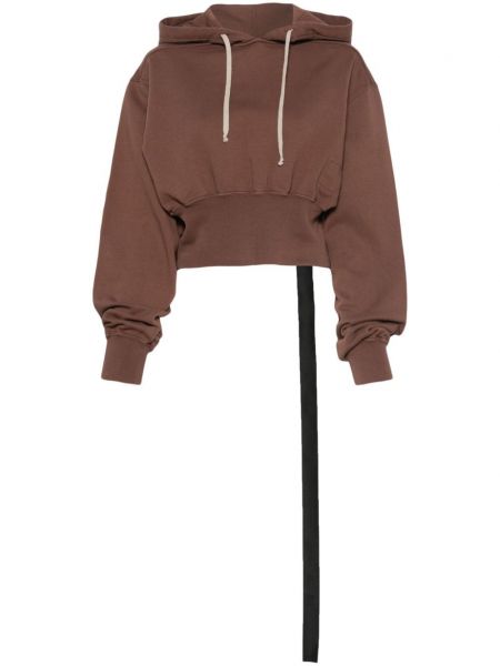 Hoodie Rick Owens Drkshdw kahverengi