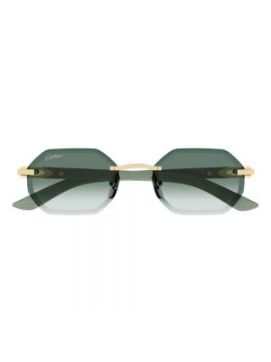 Okulary przeciwsłoneczne Cartier zielone