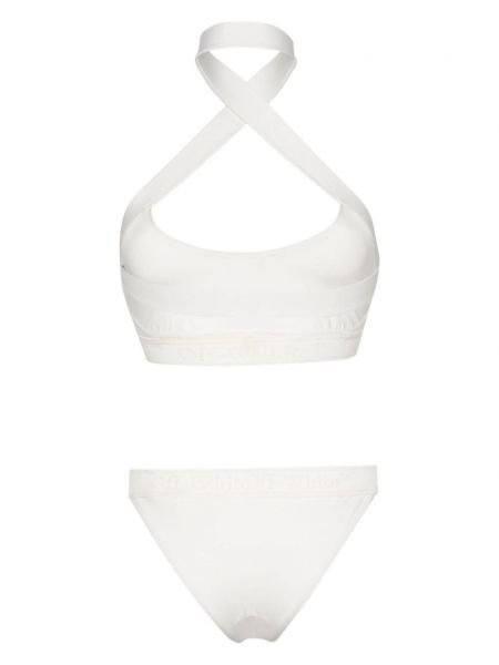 Bikini mit stickerei Off-white